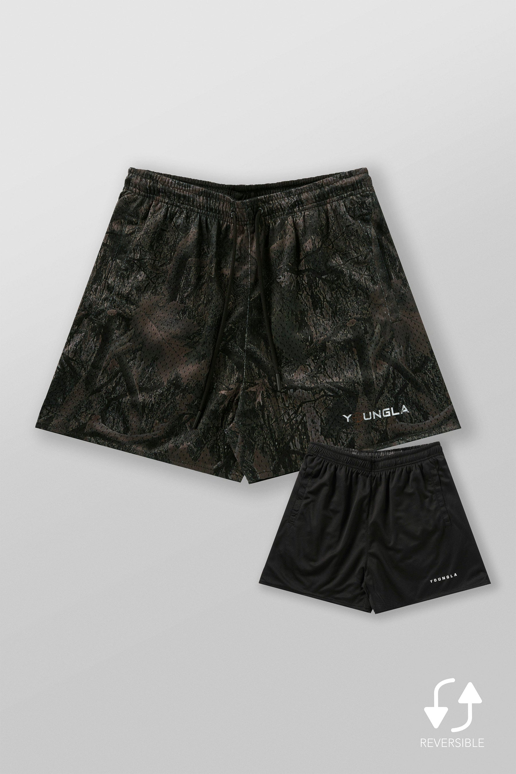 1117 - Tree Camo Mesh Shorts - August 5th