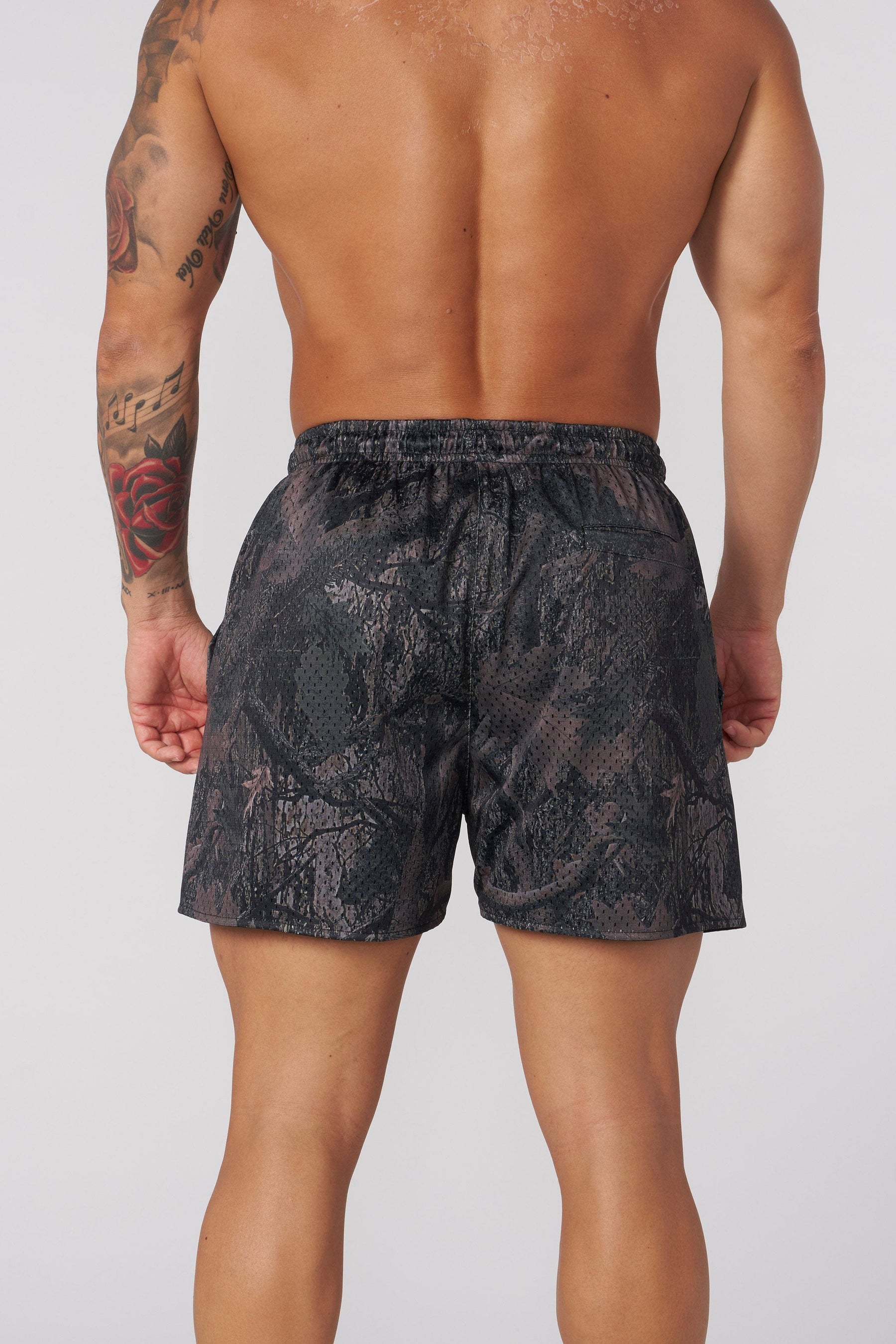 1117 - Tree Camo Mesh Shorts - August 5th