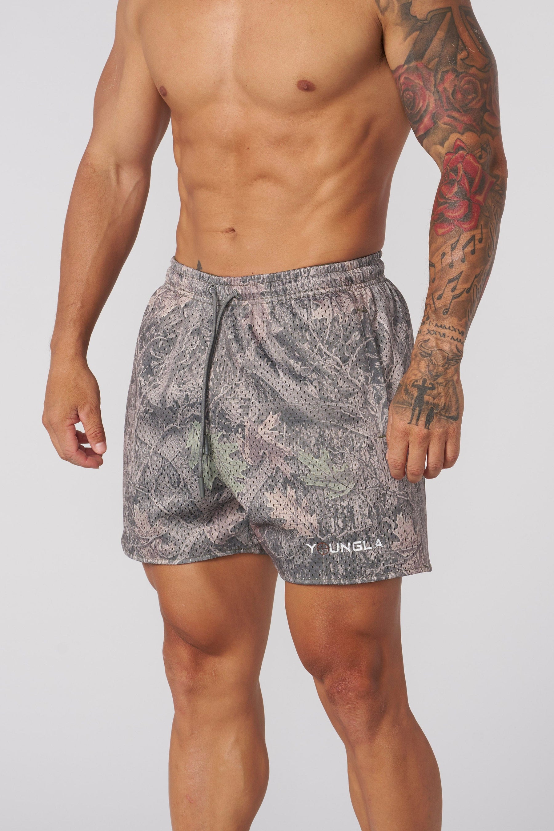 1117 - Tree Camo Mesh Shorts - August 5th