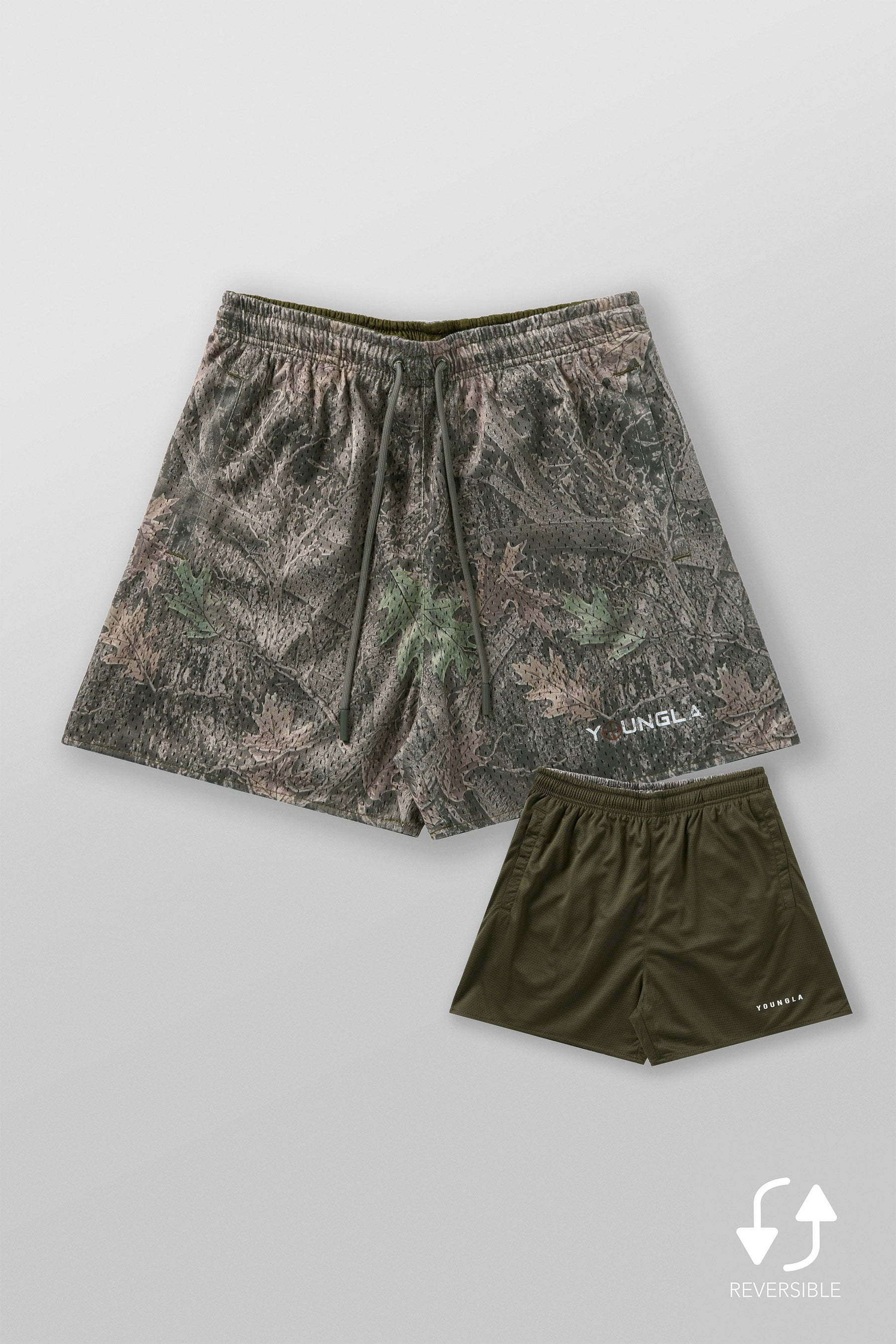 1117 - Tree Camo Mesh Shorts - August 5th
