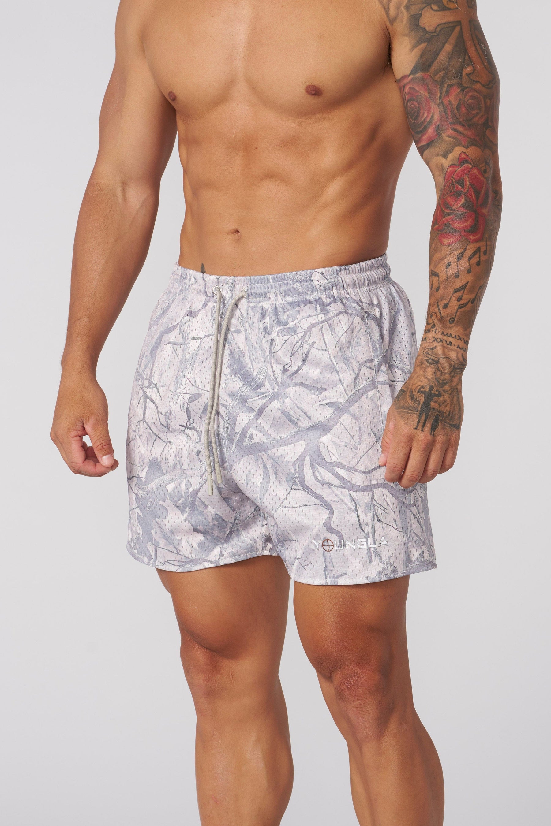 1117 - Tree Camo Mesh Shorts - August 5th
