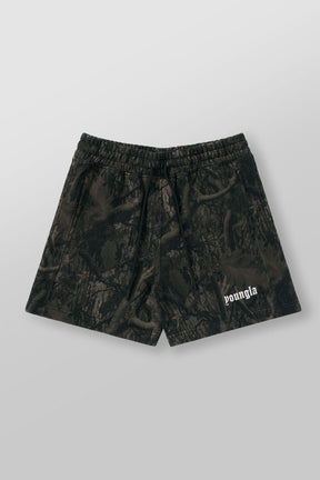 1118 - Tree Camo Cotton Shorts- August 5th