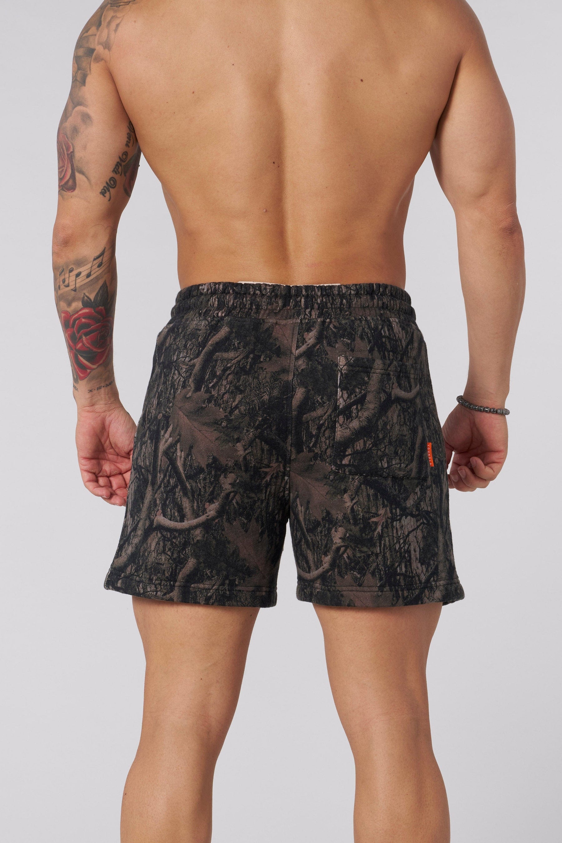 1118 - Tree Camo Cotton Shorts- August 5th