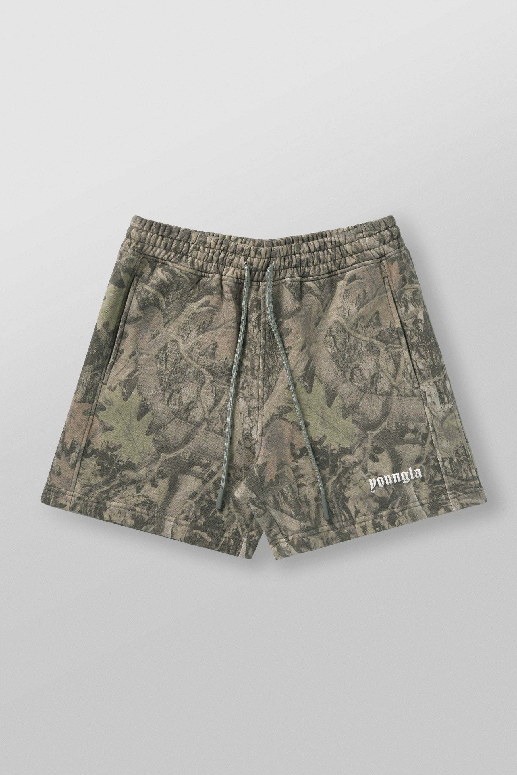 1118 - Tree Camo Cotton Shorts- August 5th