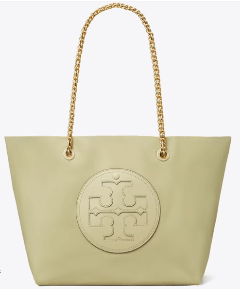 Tory Burch ELLA PATENT CHAIN TOTE - Bags | Shop From The Mirage