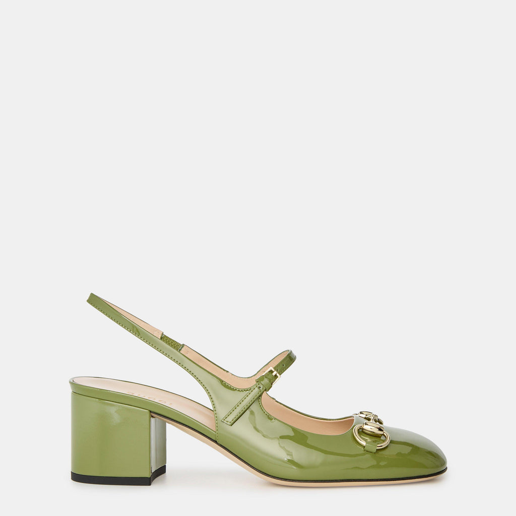 Horsebit Patent Leather Pumps