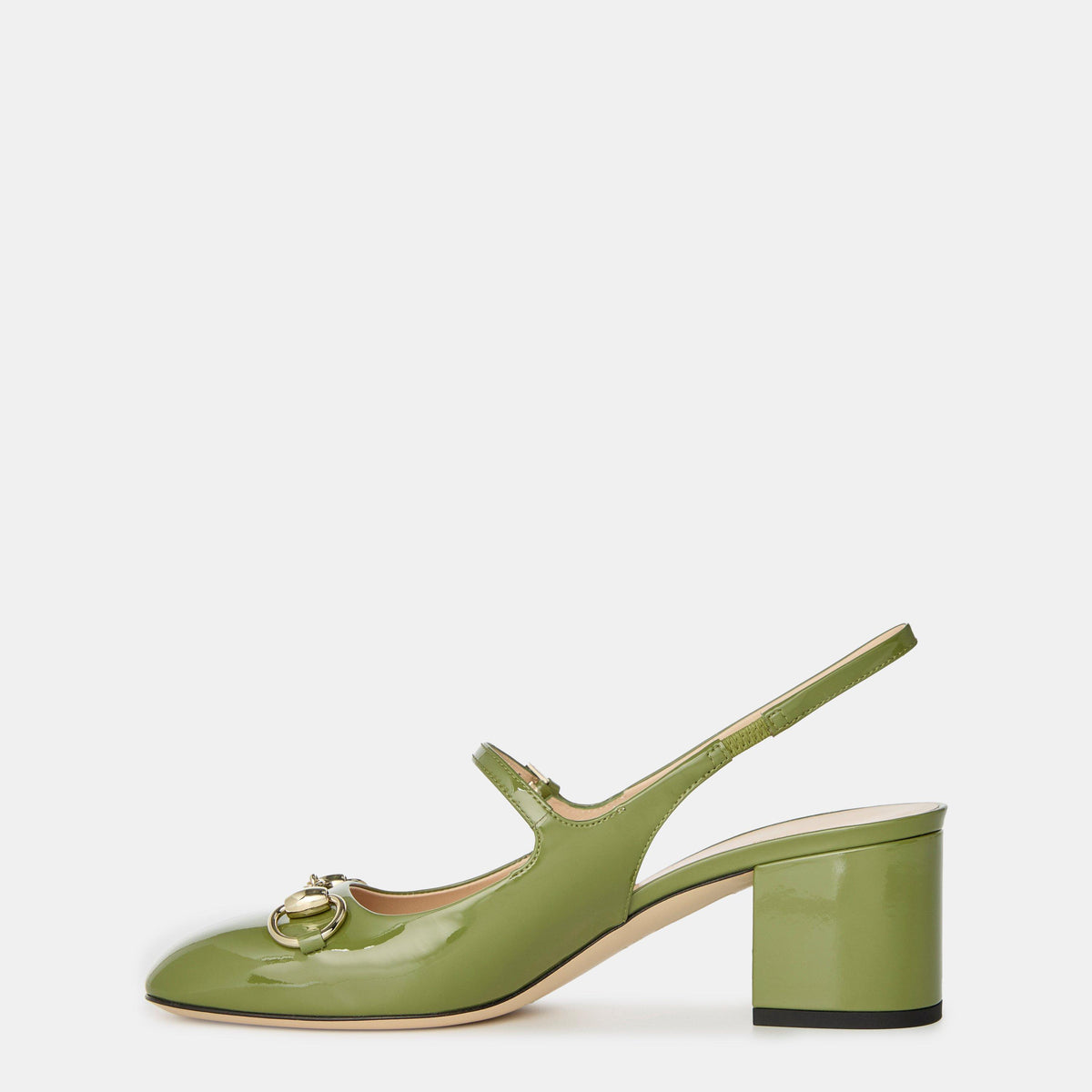 Horsebit Patent Leather Pumps