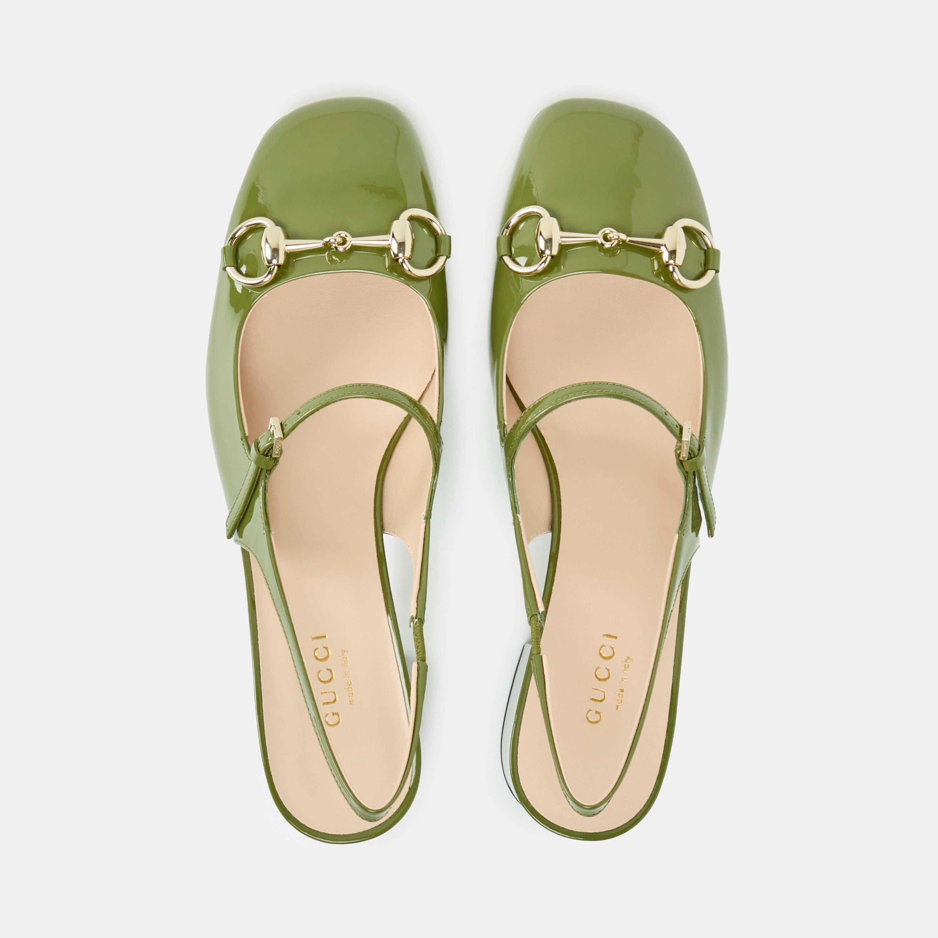 Horsebit Patent Leather Pumps