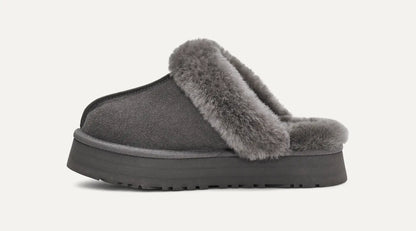 UGG® Disquette Platform Slipper – Sheepskin Comfort with Retro Style