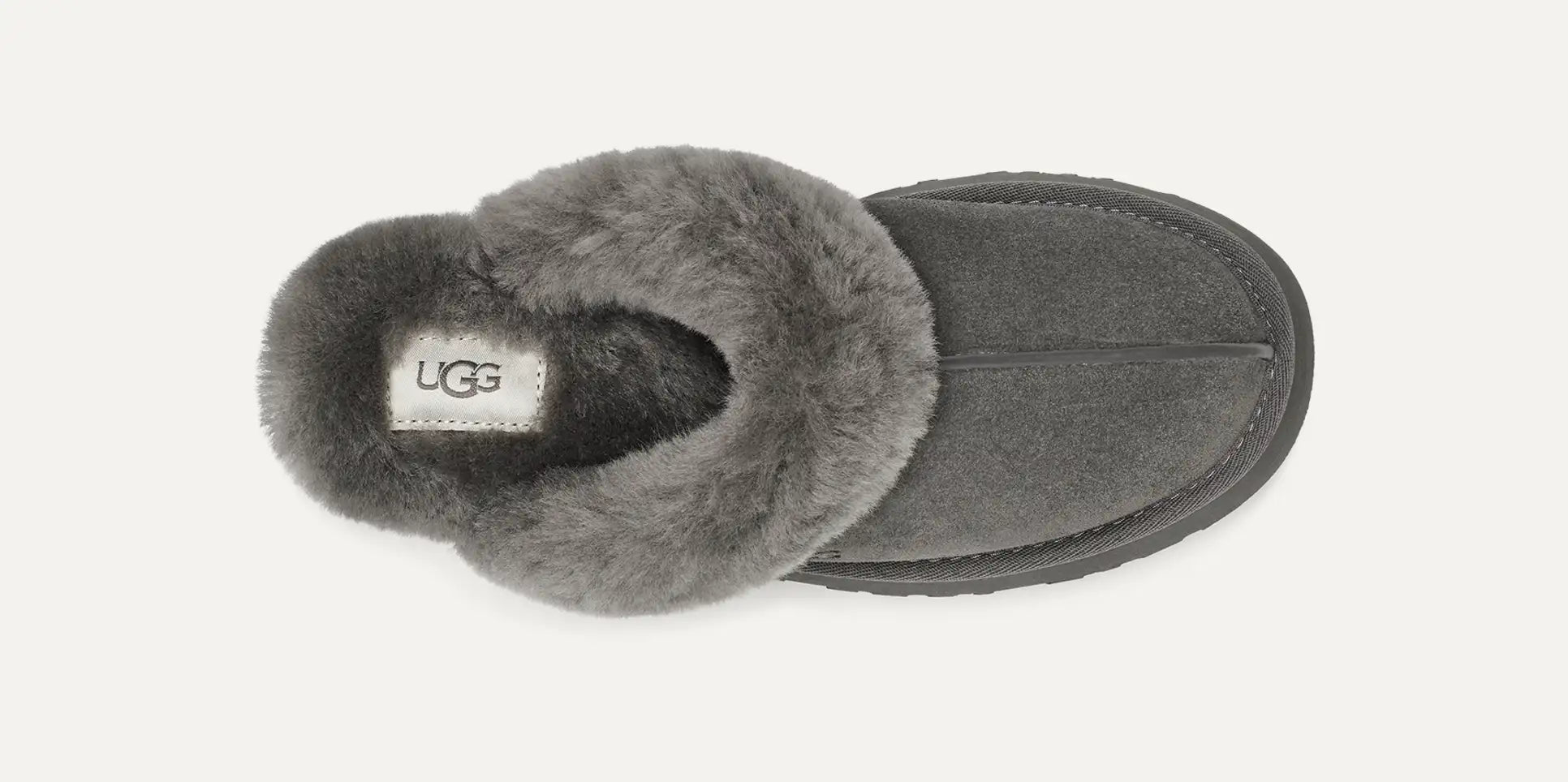 UGG® Disquette Platform Slipper – Sheepskin Comfort with Retro Style