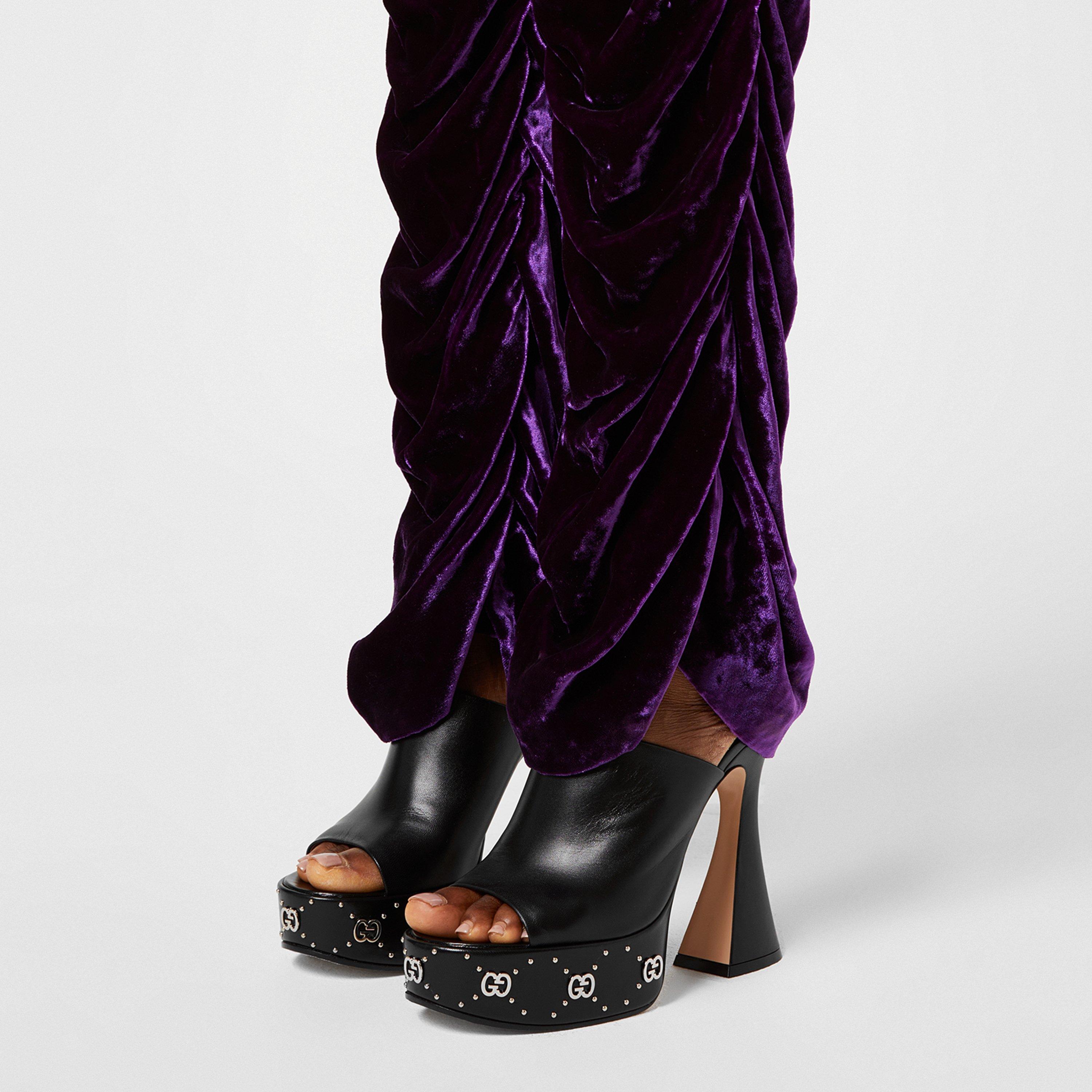 Platform Slide Sandals