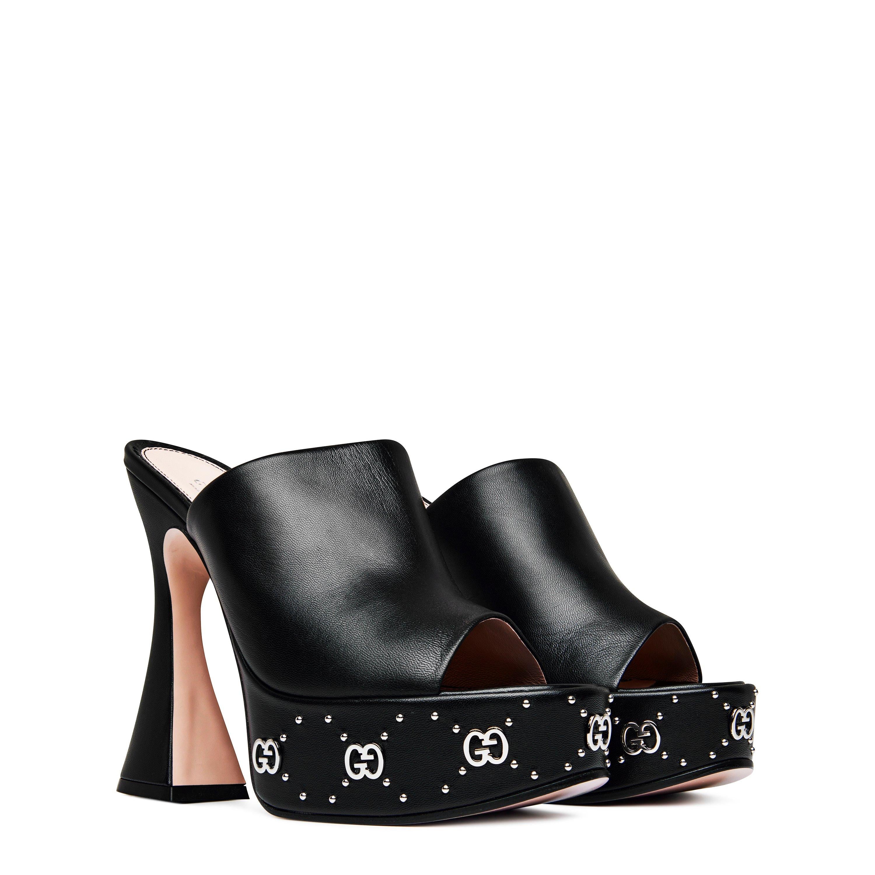 Platform Slide Sandals