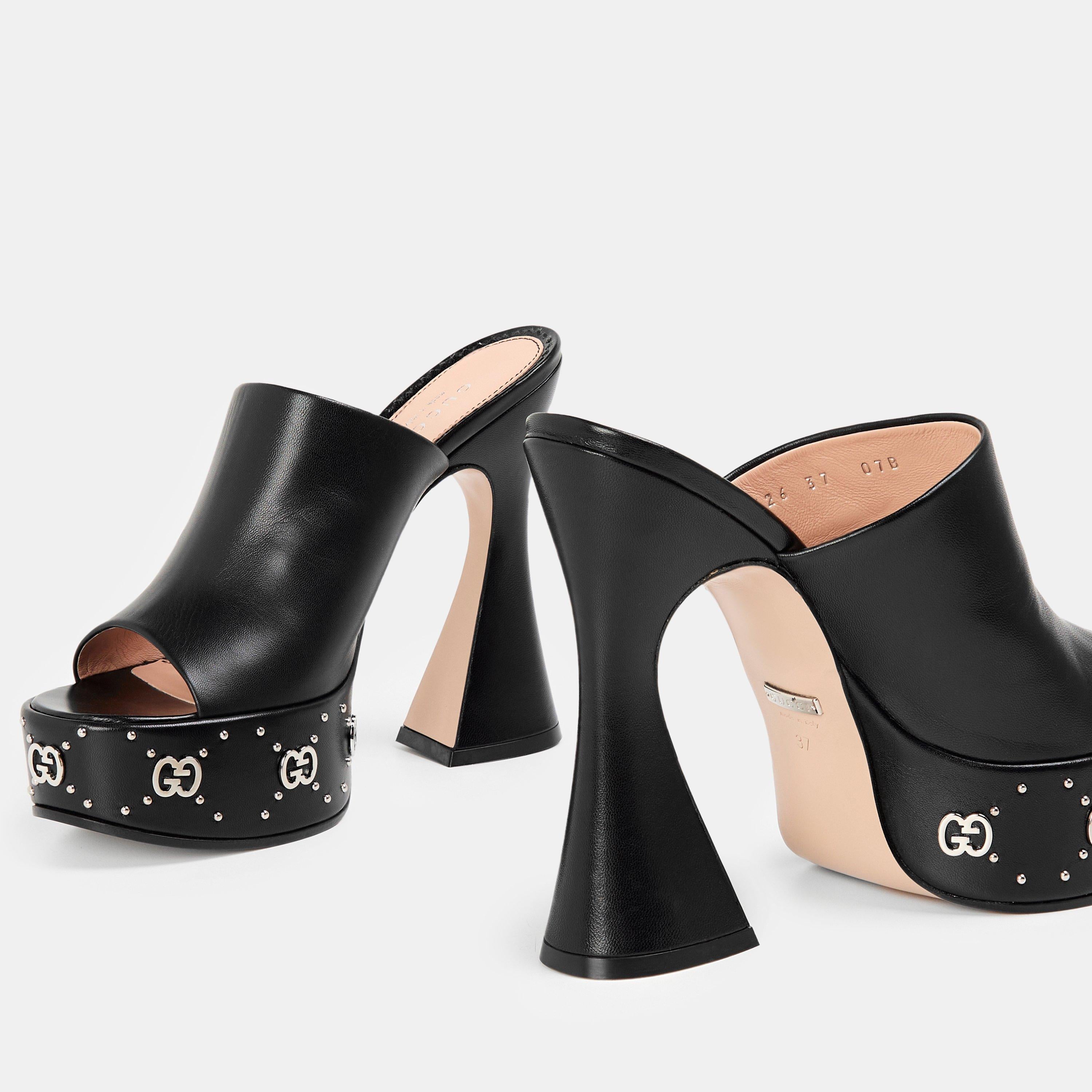 Platform Slide Sandals