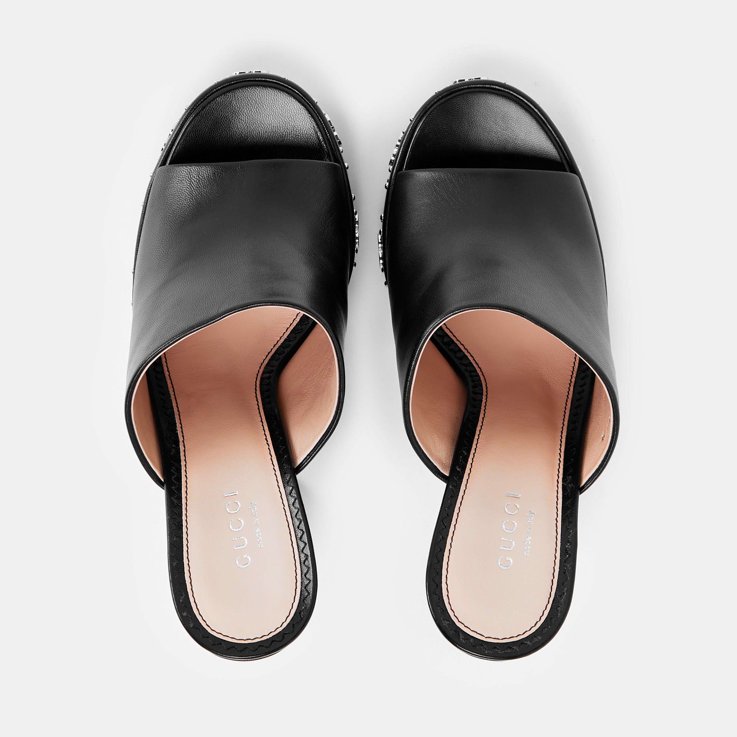 Platform Slide Sandals