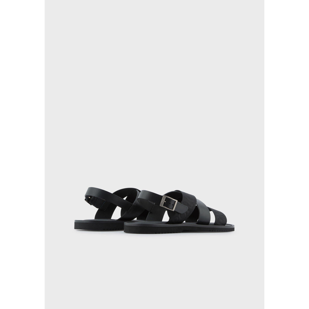 Men's Logo Jacquard Flatform Sandals