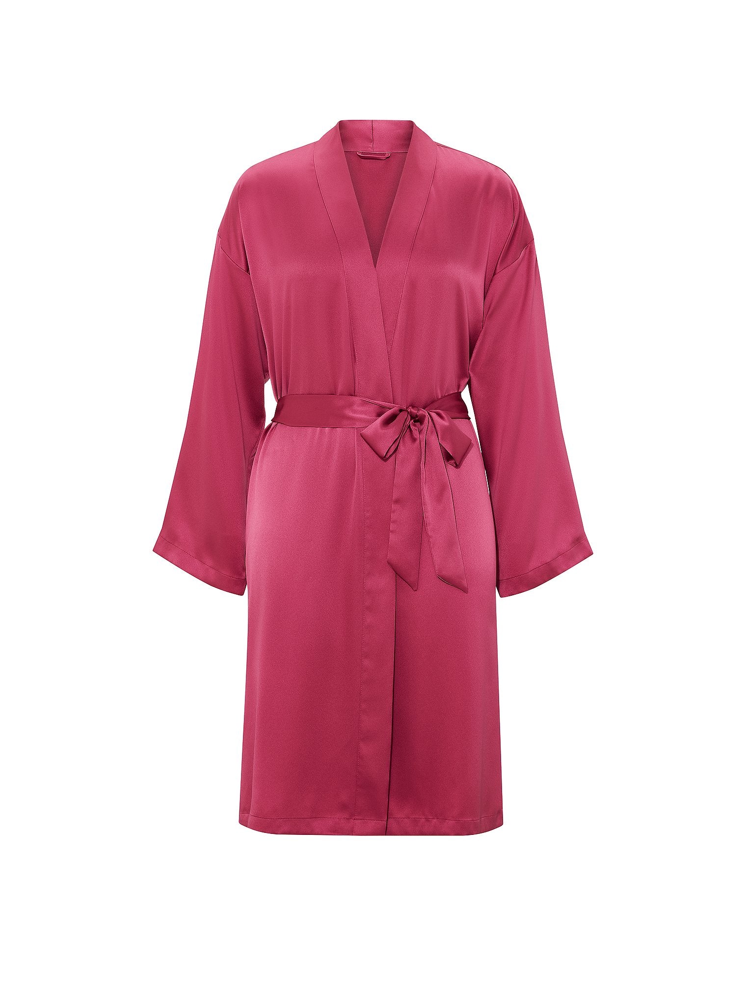 Signature Satin Midi Robe