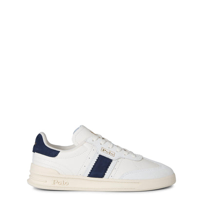 Women's Leather Court Trainers