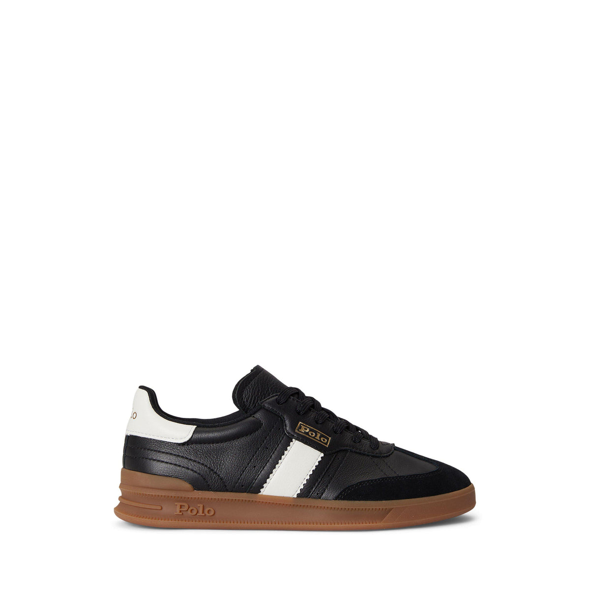 Leather Court Trainers