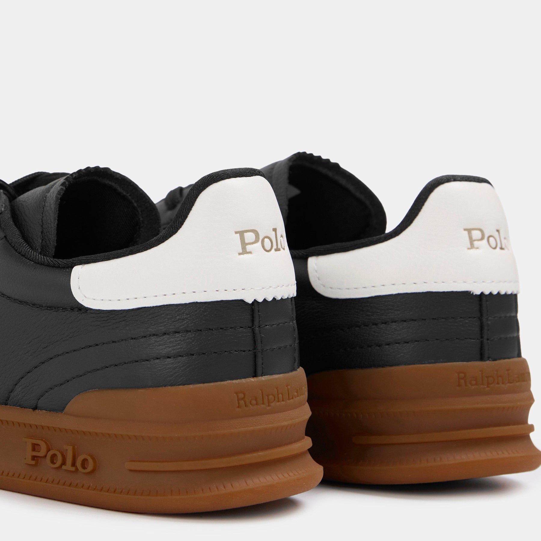 Women's Leather Court Trainers