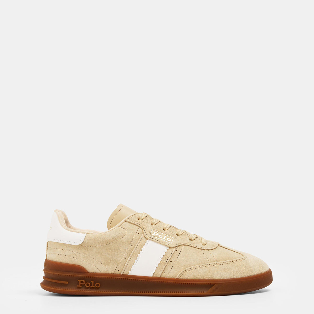 Women's Leather Court Trainers