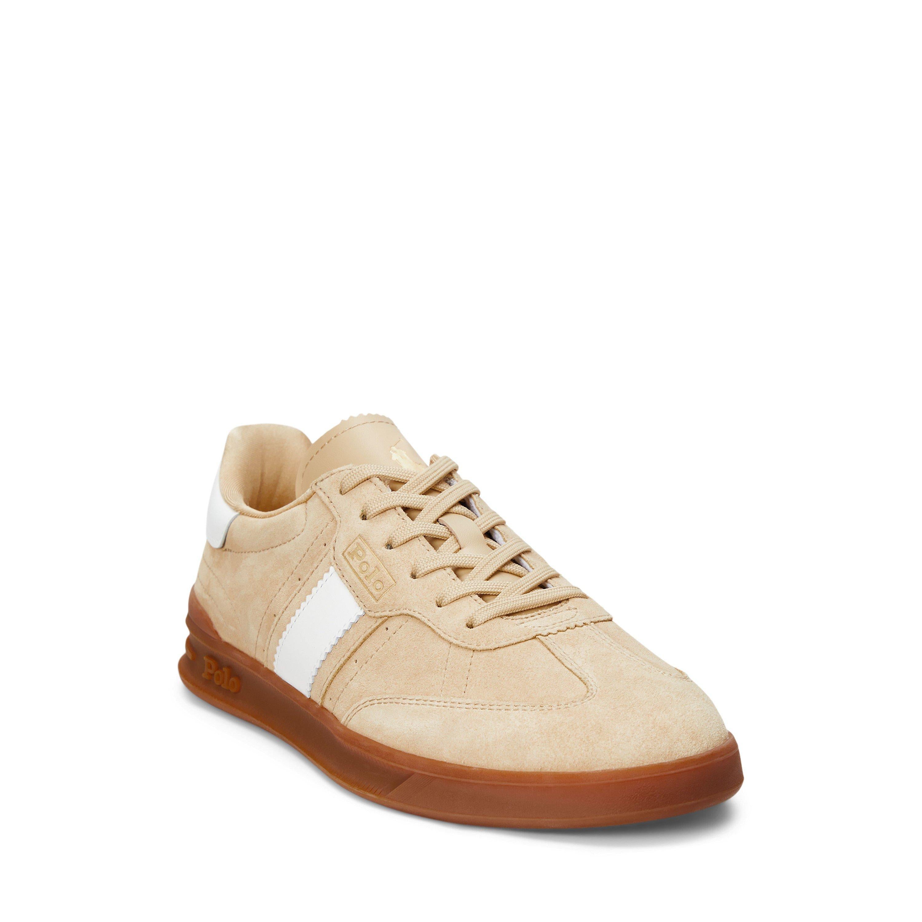 Leather Court Trainers