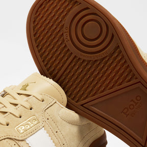 Women's Leather Court Trainers