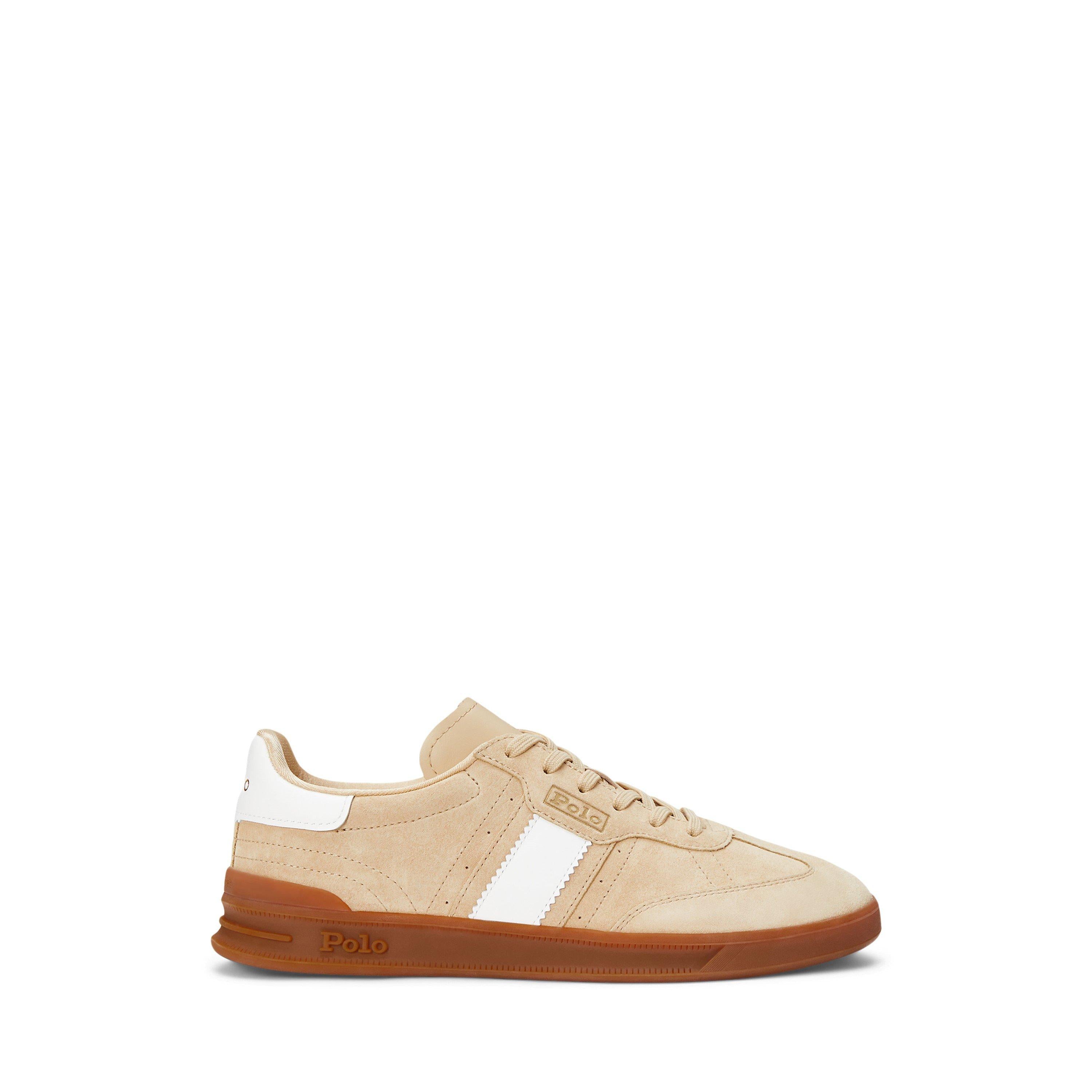 Leather Court Trainers