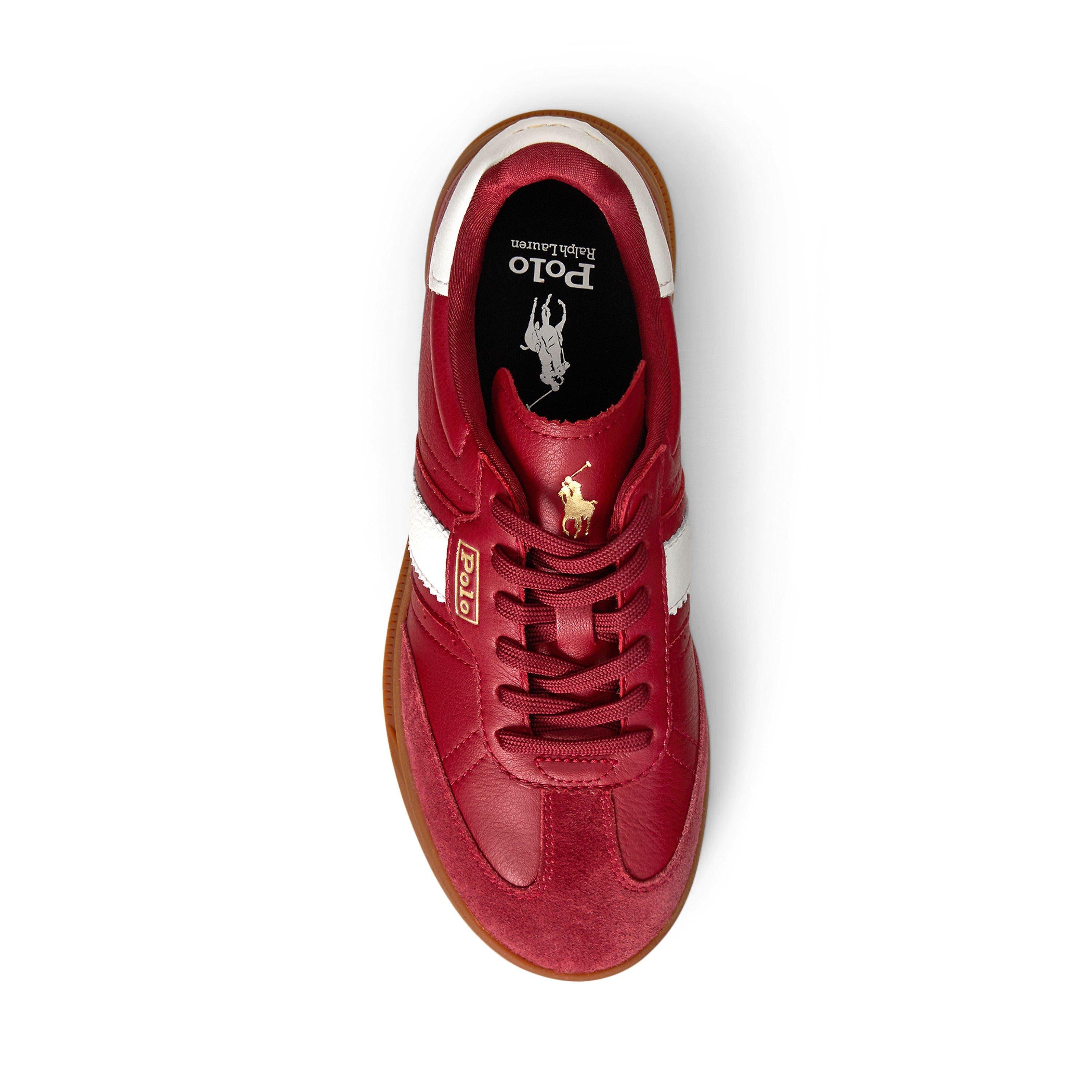 Leather Court Trainers