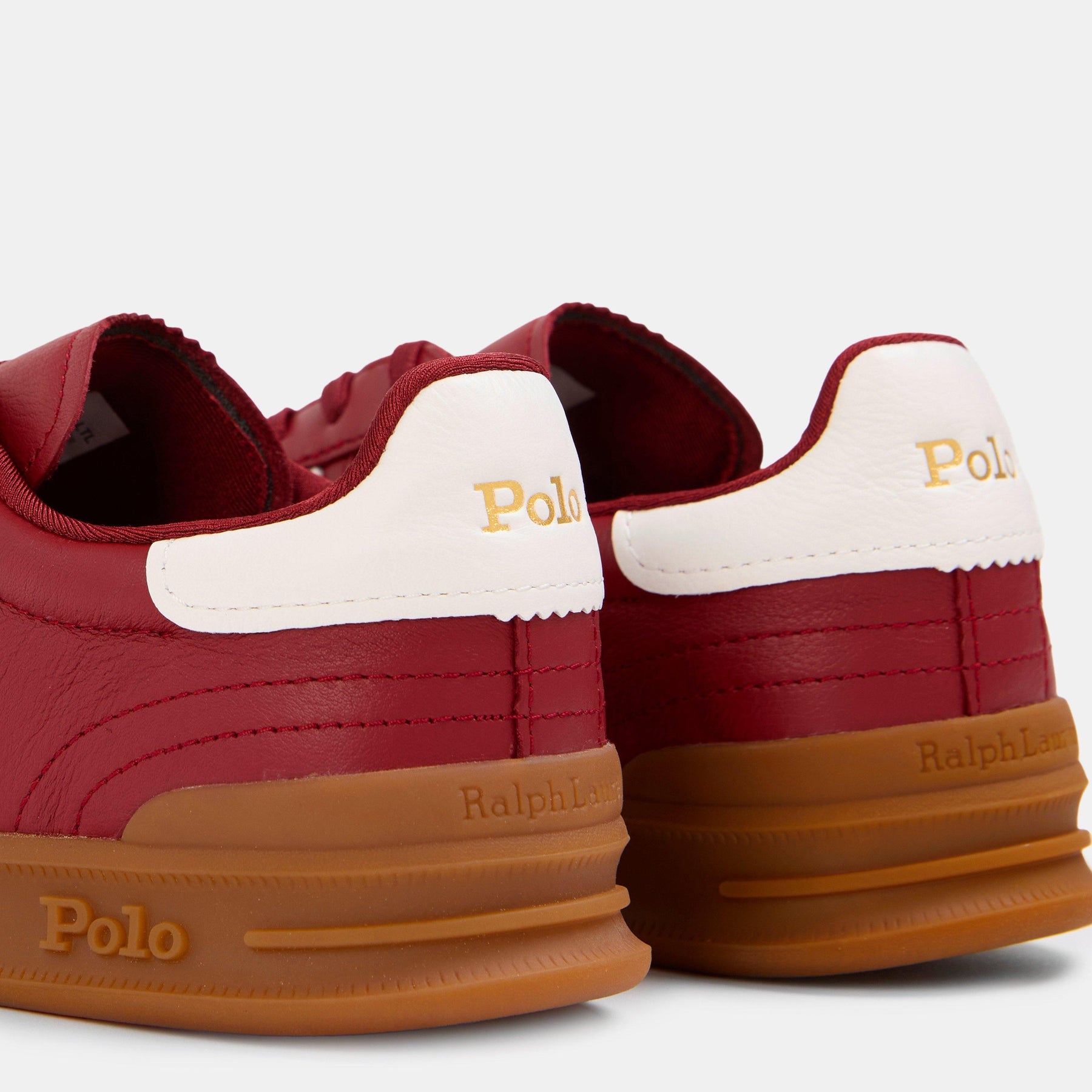 Women's Leather Court Trainers