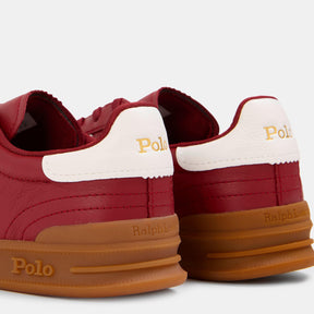 Women's Leather Court Trainers