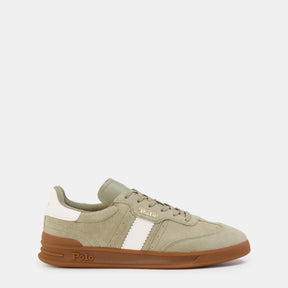 Women's Leather Court Trainers