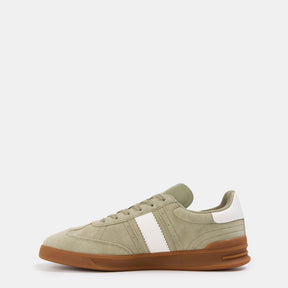 Women's Leather Court Trainers