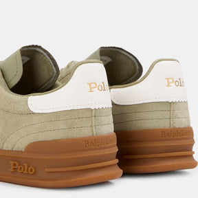 Women's Leather Court Trainers