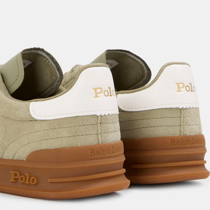 Women's Leather Court Trainers