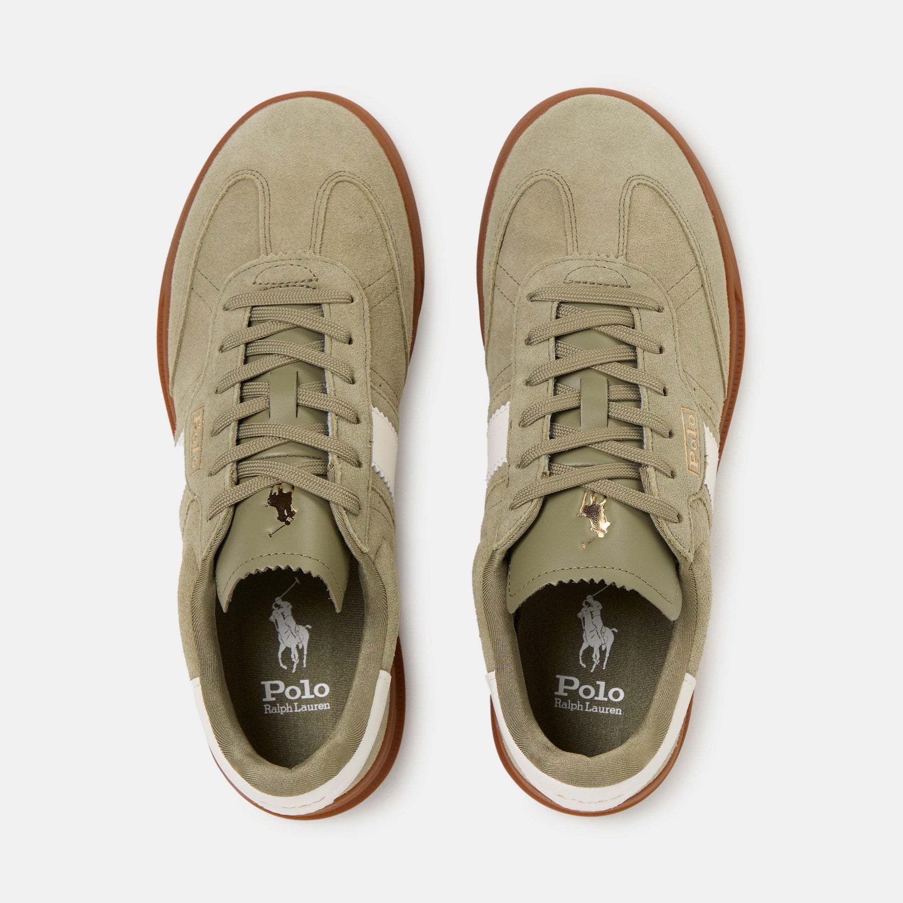 Women's Leather Court Trainers