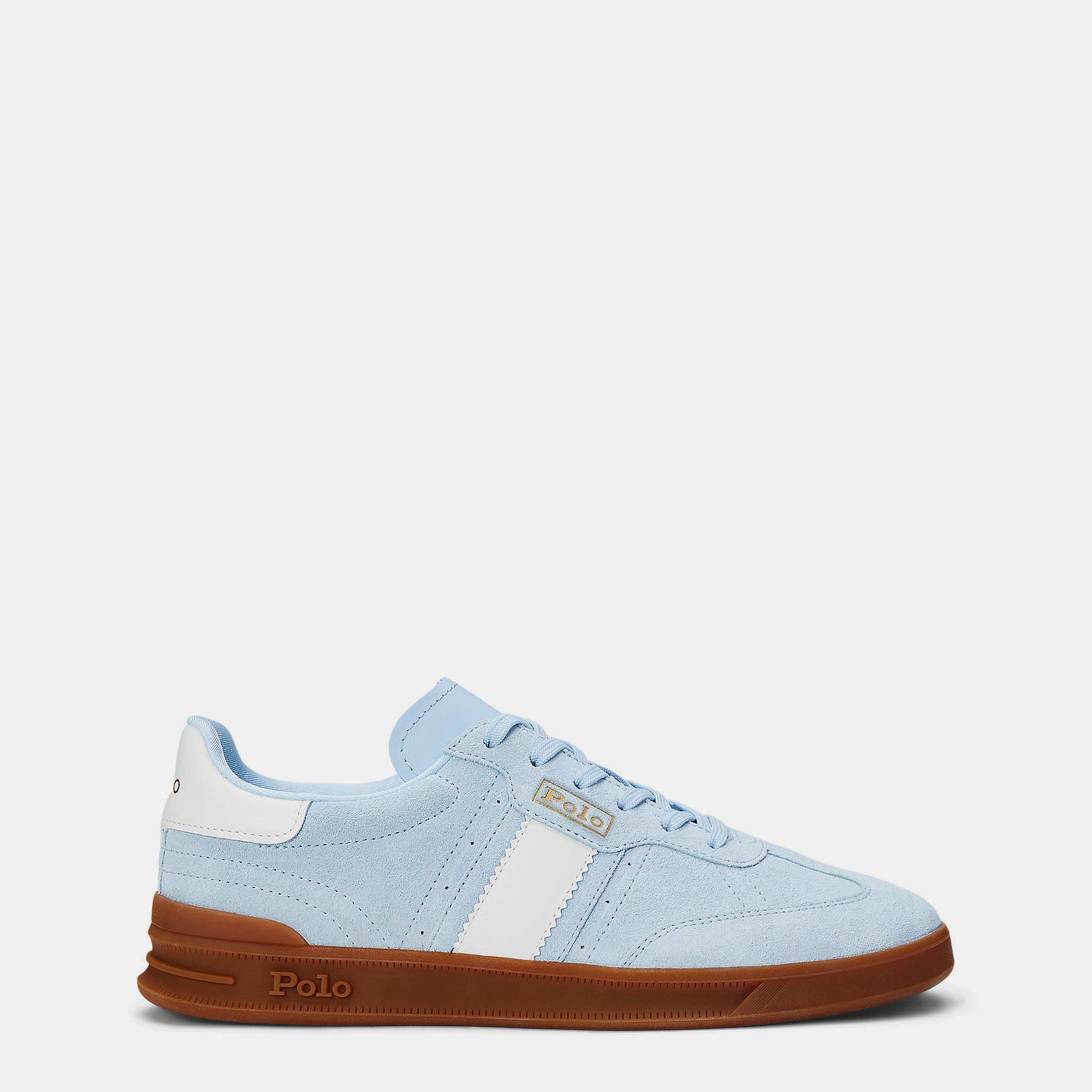 Women's Leather Court Trainers