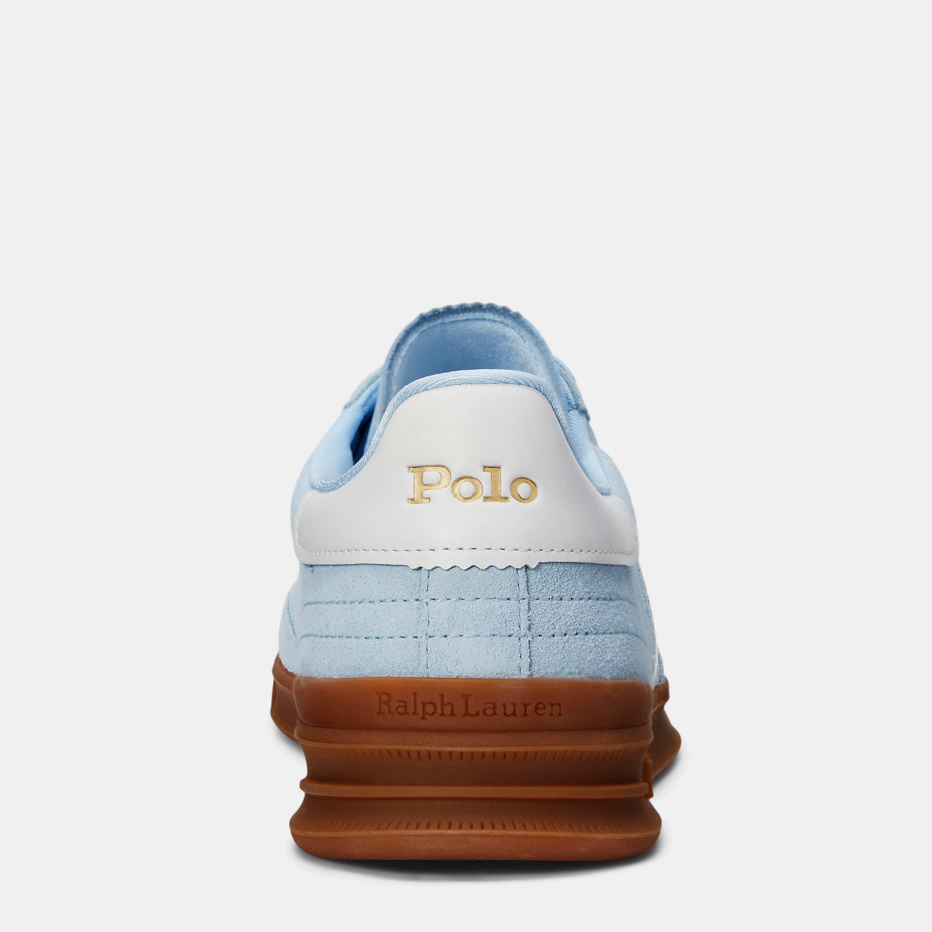 Women's Leather Court Trainers