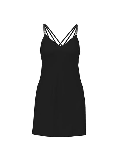 Shine Strap Satin Slip