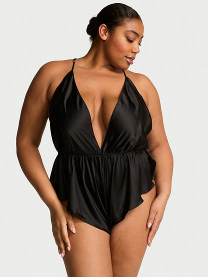 Satin Flutter Romper