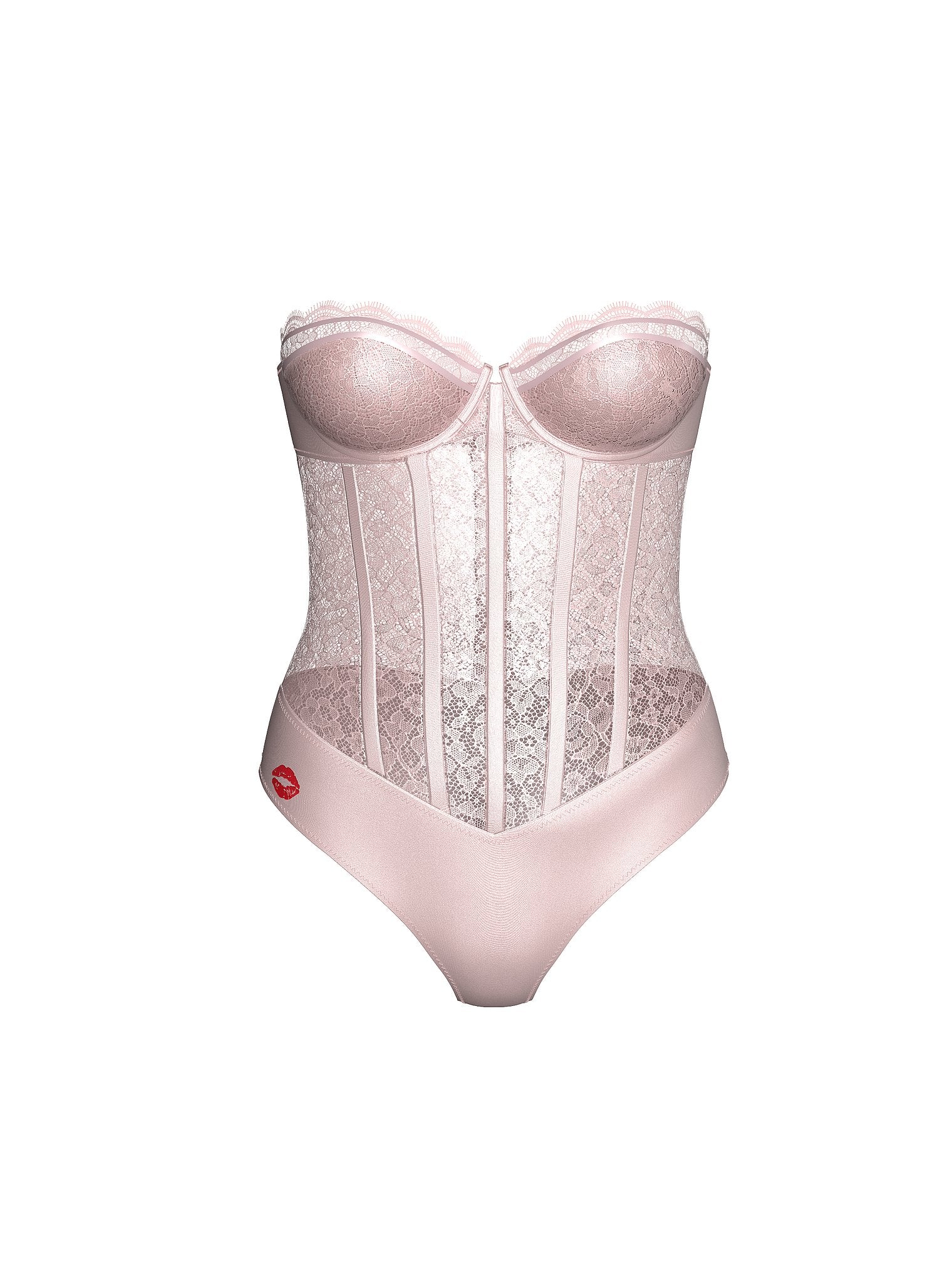Tease Lace Corset Bodysuit