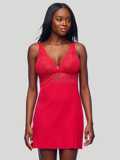 Carmela Plunge Chemise