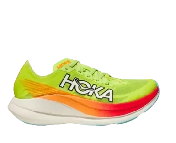 Hoka Rocket X 2 lettuce/solar flare