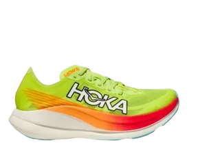 Hoka Rocket X 2 lettuce/solar flare