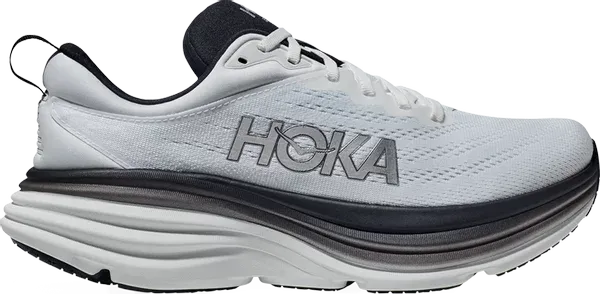 Hoka Bondi 8 White Black