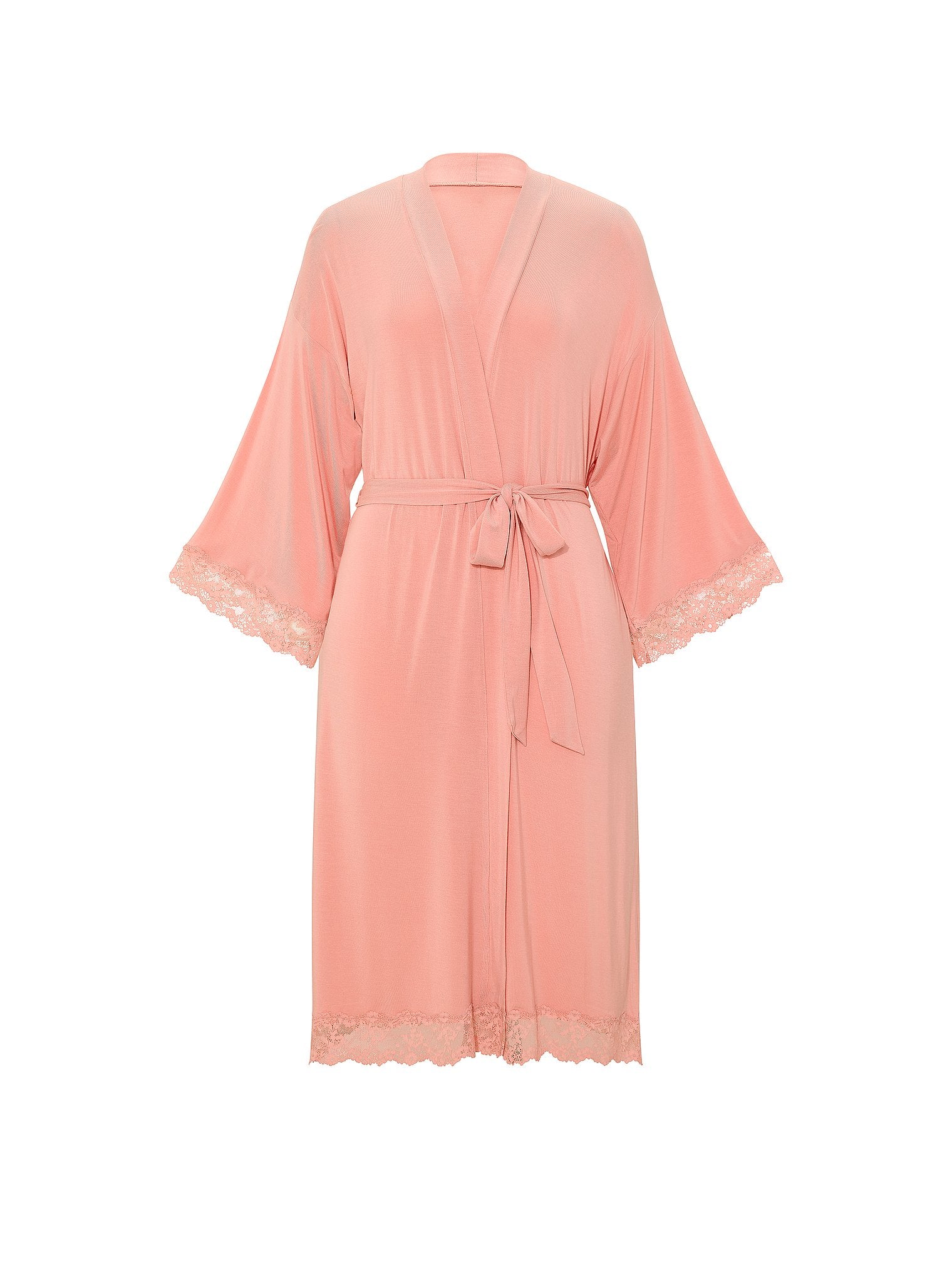 SoSoft™ Modal Lace-Trim Robe