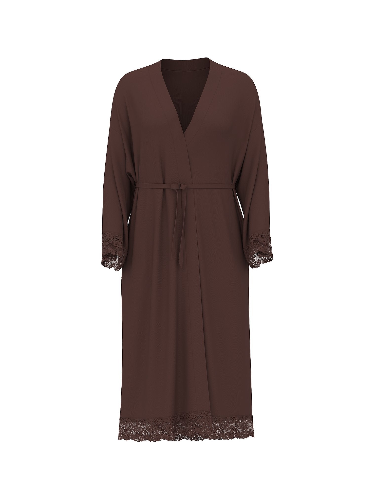 SoSoft™ Modal Lace-Trim Robe