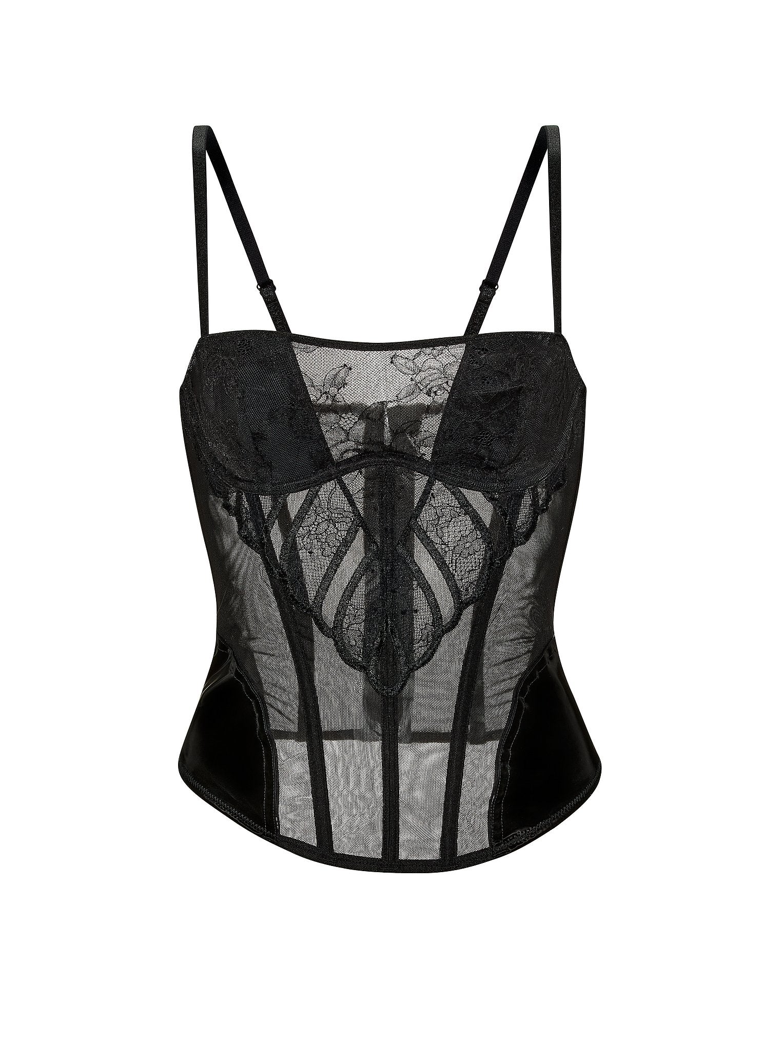Desire Lines Embroidery Corset Top