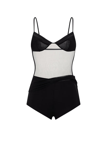 Sheer Reveal Modal & Mesh Cami Set