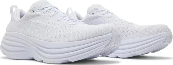 Hoka Bondi 8 White