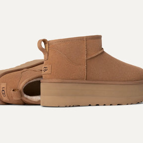 UGG Classic Platform Boot – Suede, UGGplush™ Lining, Sustainable EVA Outsole, 2" Platform
